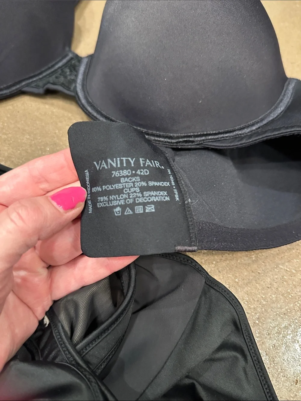 42 DD bras, Olga, Bali m and Vanity Fair